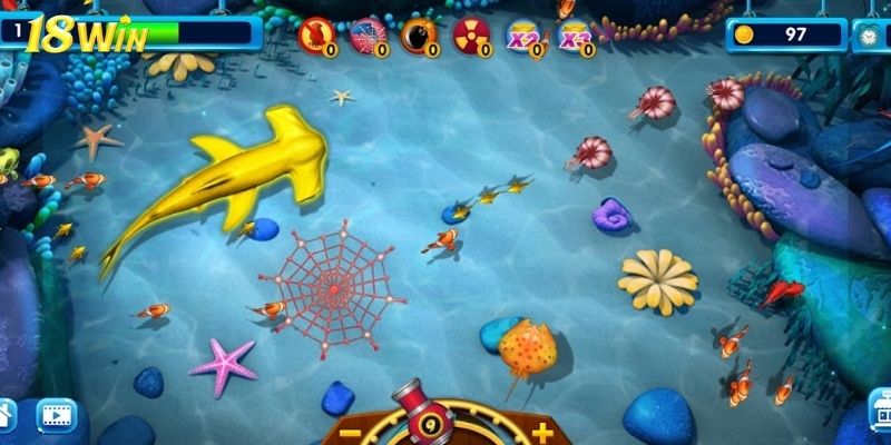 Tham gia bắn cá đơn lẻ, tập trung cao độ