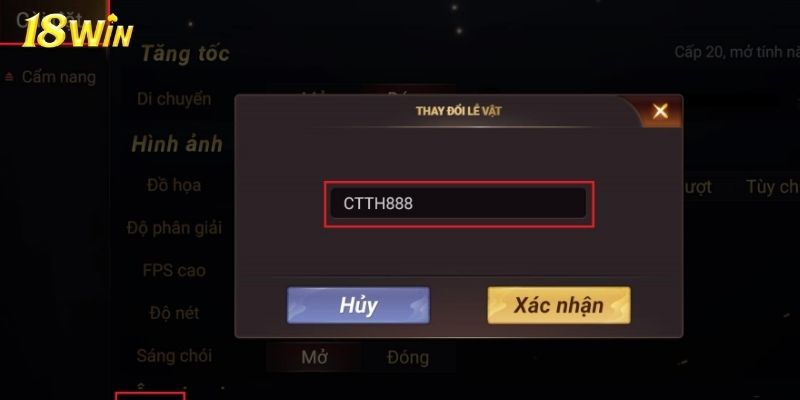 Sơ lược chương trình code thưởng 18win